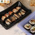 Placas de sushi azul de plástico desechables de grado alimenticio